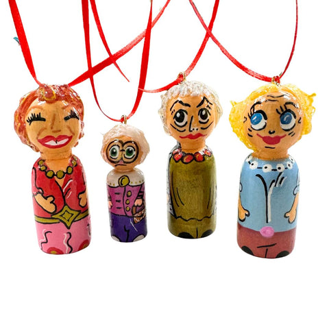 Hanging with the Stars Golden Girls Ornament Collection