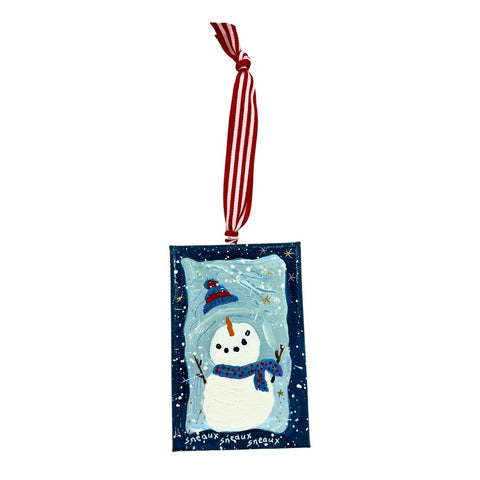 Sneaux-man Canvas Ornament