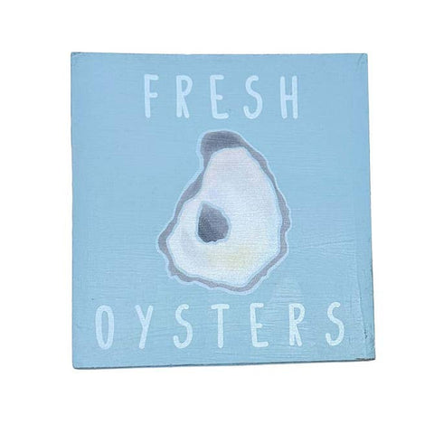 Fresh Oysters Wood Sign