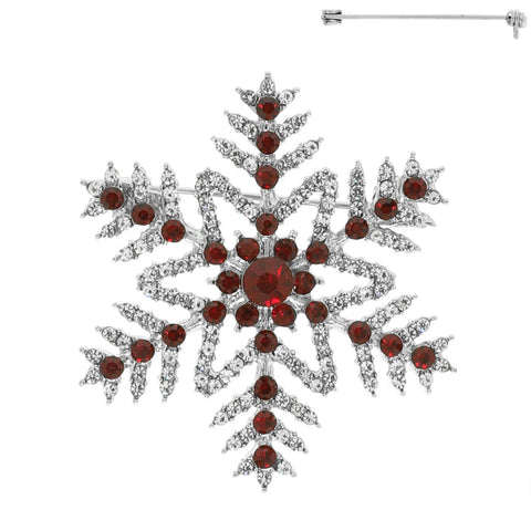 Christmas Snowflake Shaped Brooch Pin - 318 Art & Frame