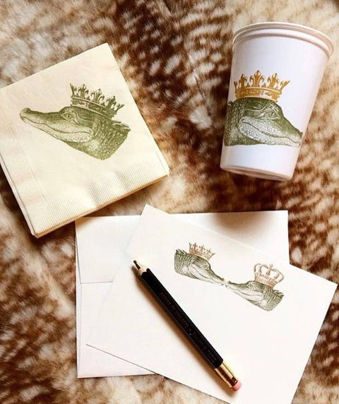 King Gator Beverage Napkins