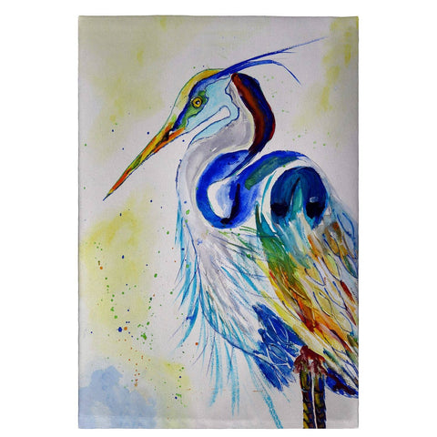 Watercolor Heron Guest Towel