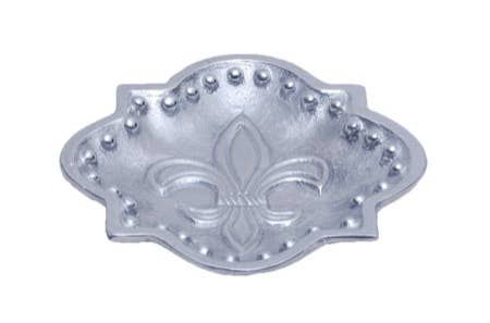 Fleur De Lis Texture Dish