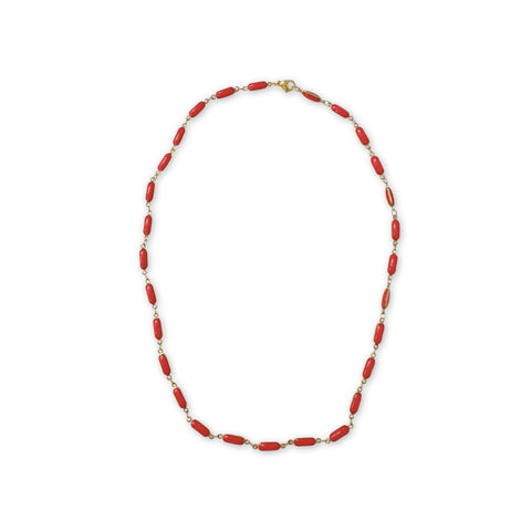 Brass and Enamel Choker Necklace