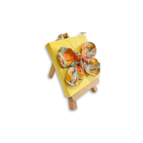 Oyster Butterfly on Easel