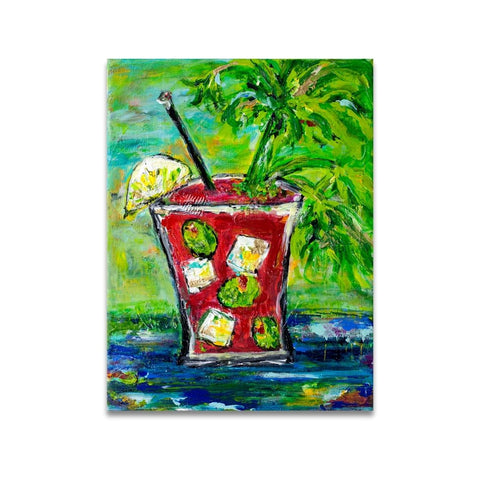 "Cajun Bloody Mary" Canvas Fine Art Reproduction