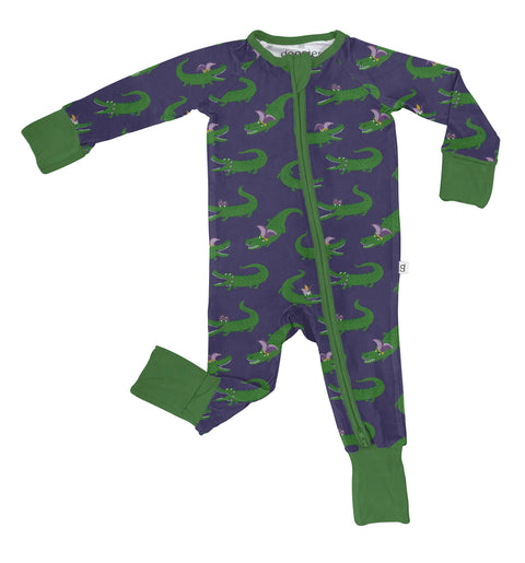 Gator Krewe  - LS Convertible Zip PJs