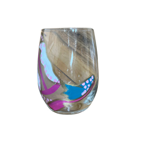 "Welcome to Tha Boot" Wine Glass