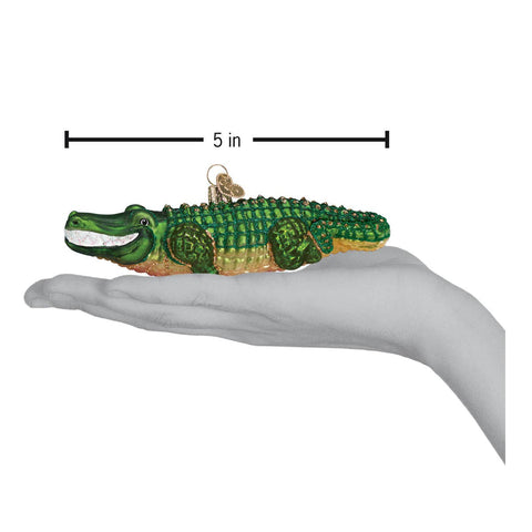 Alligator Glass Ornament - 318 Art & Frame