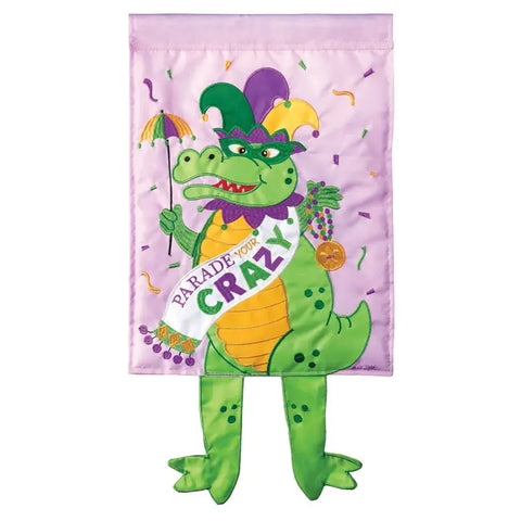 Parade Your Crazy Garden Flag