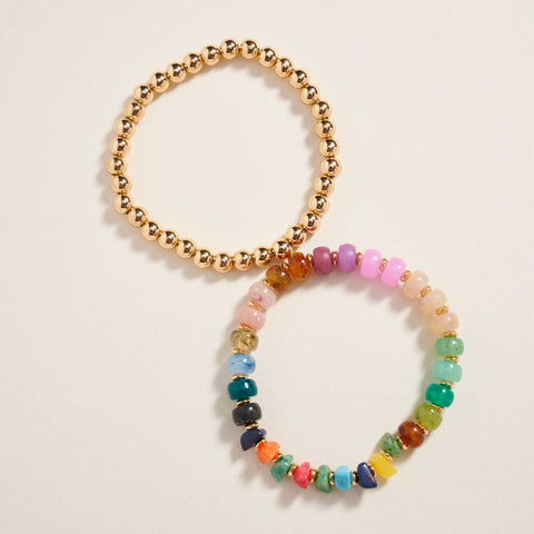 Golden Hour Stretch Bracelet Set