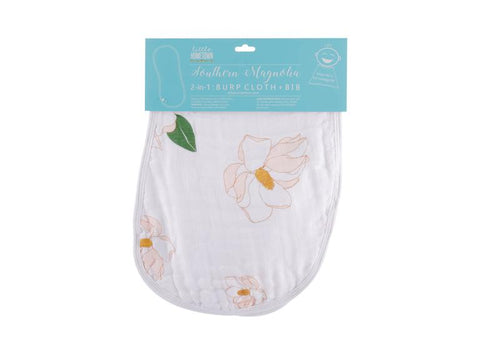 Southern Magnolia Burp Cloth and Bib - 318 Art Co.