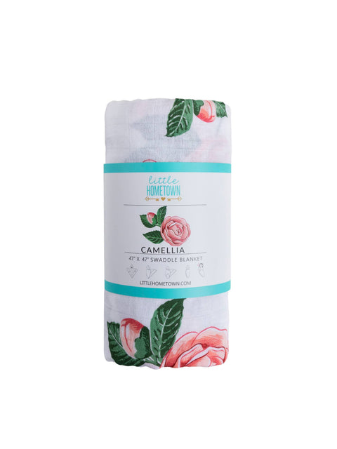 Camellia Swaddle Blanket