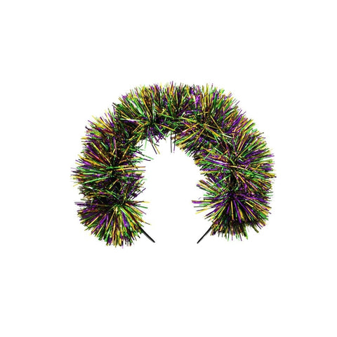 Mardi Gras Pom Pom Headband