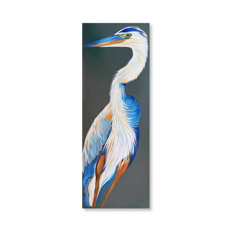 Stillwater Heron II 12x36 - 318 Art & Frame