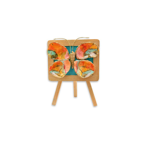 Oyster Butterfly on Easel