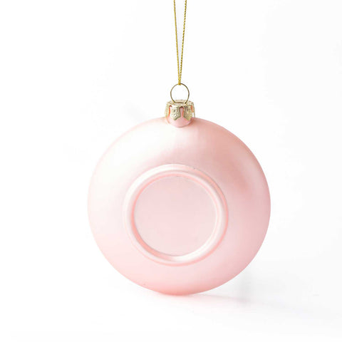 Oyster Bowl Glass Christmas Ornament, hanging - 318 Art & Frame