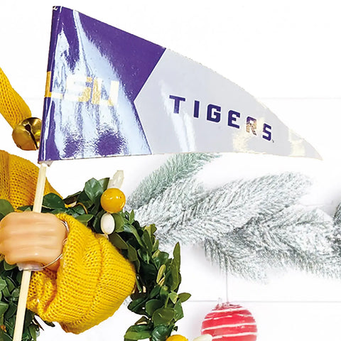 12" LSU Proud Santa, side view - 318 Art & Frame