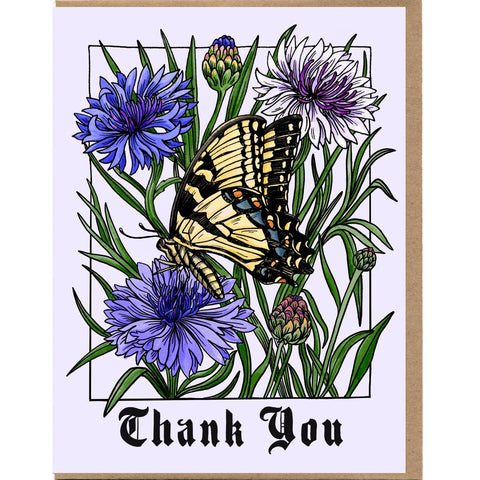 Thank You Butterfly- Greeting Card