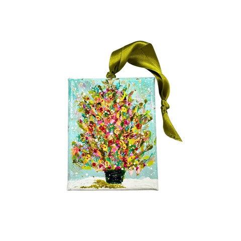 Christmas Tree Ornament Canvas Ornament