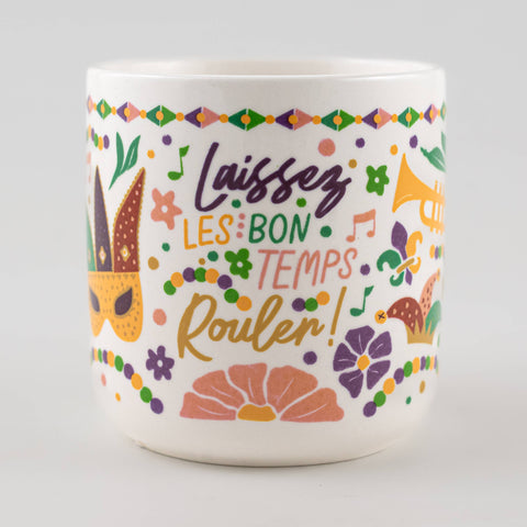 Mug - Mardi Gras Flowers
