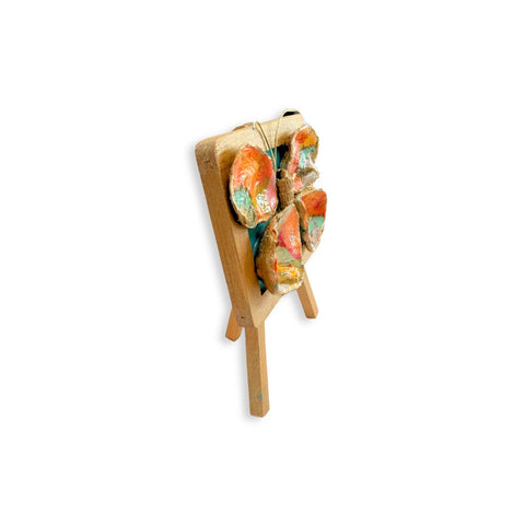 Oyster Butterfly on Easel