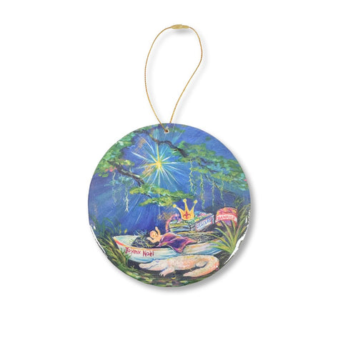 Jesus on the Bayou Ornament