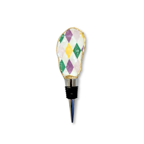 Mardi Gras Oyster Wine Stopper