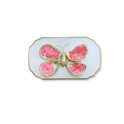 Oyster Butterfly- Pink Hydrangea