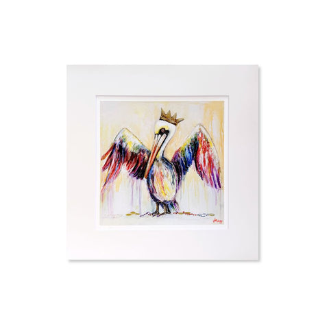 Carnival King Art Print- 12x12 with Mat - 318 Art & Frame