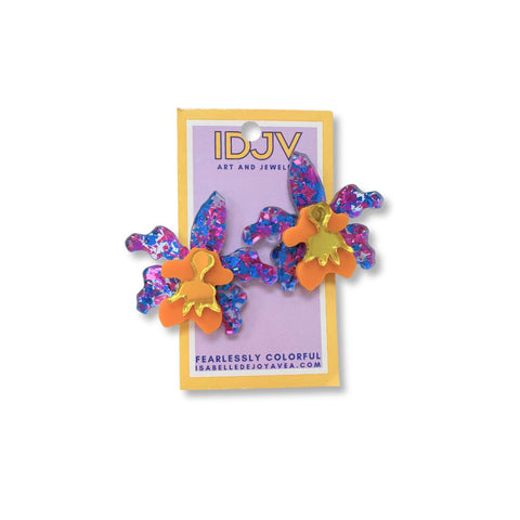 Star Orchid Earrings