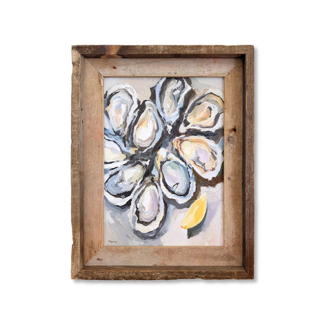On the Half Shell- Framed 12x15