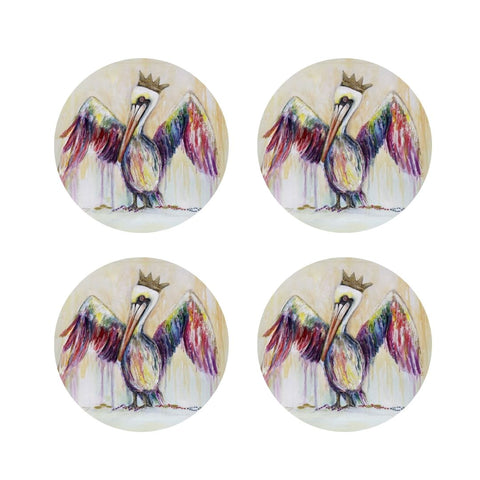 "Carnival King" Double-Sided Acrylic Coaster Set