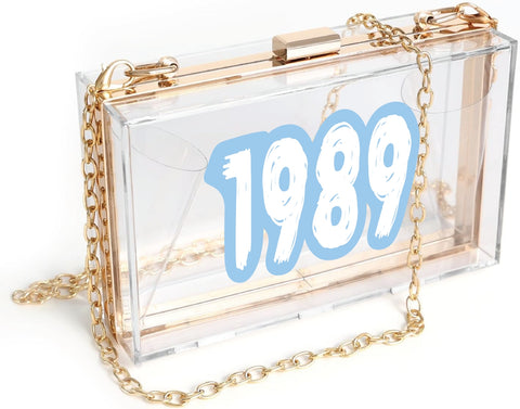 "1989" Acrylic Clutch