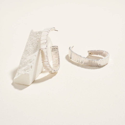 Twisted Ruffle Bar Earrings - 318 Art & Frame