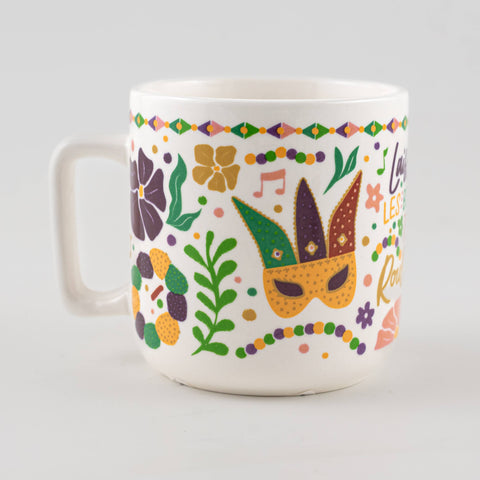 Mug - Mardi Gras Flowers
