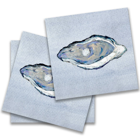 Blue Oyster Cocktail Napkin