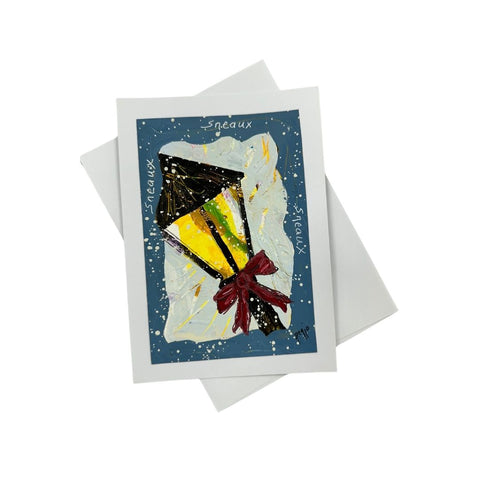 Sneaux Lamp Post Card 5x7