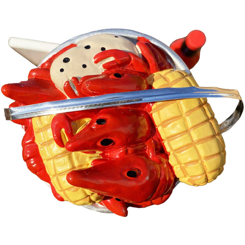 14" Let the Good Times Boil Nutcracker, close up - 318 Art & Frame