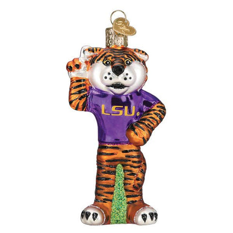 LSU Mike the Tiger Glass Ornament - 318 Art & Frame