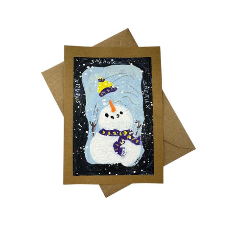 Snowman Card 5x7