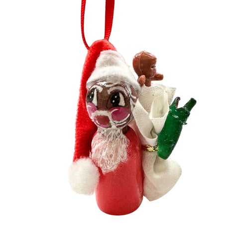 Hanging with the Stars Santa Ornament