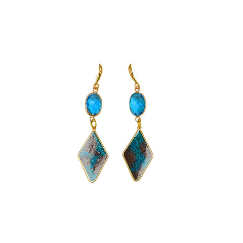 Creole Confetti Earrings