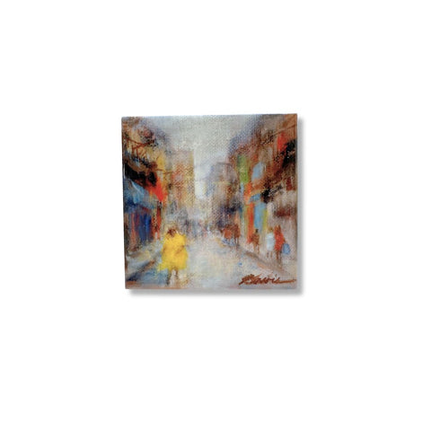 The Yellow Dress- Fine Art Print on Tile