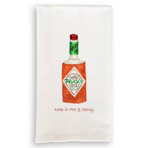 Tabasco with Quote Kitchen Towel