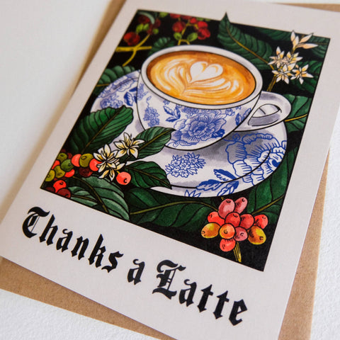 Thanks A Latte Card
