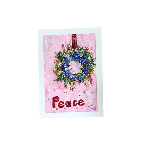 Christmas Wreath Card 5x7