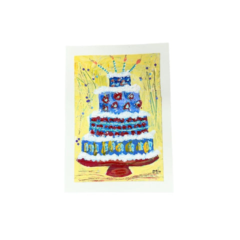 Birthday Cake Card 5x7