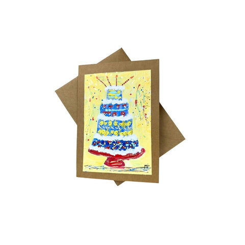 Birthday Cake Card 5x7