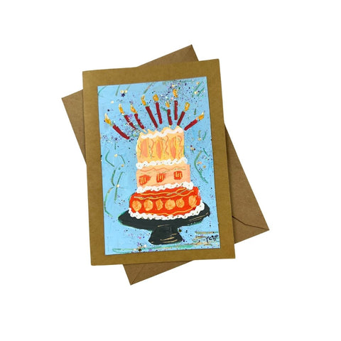 Birthday Cake Card 5x7